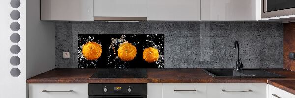 Panel para cocina Naranjas y agua