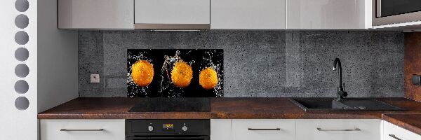 Panel para cocina Naranjas y agua