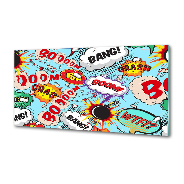 Panel antisalpicaduras Historietas