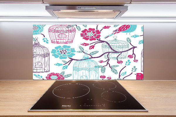 Panel antisalpicaduras Jaulas para pájaros