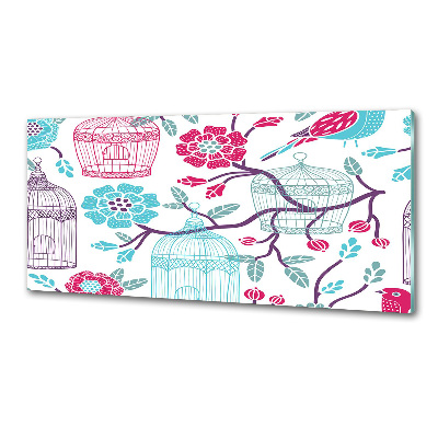 Panel antisalpicaduras Jaulas para pájaros