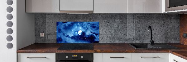 Panel de pared de cocina Luna llena