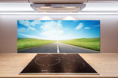 Panel para cocina El camino a través del prado