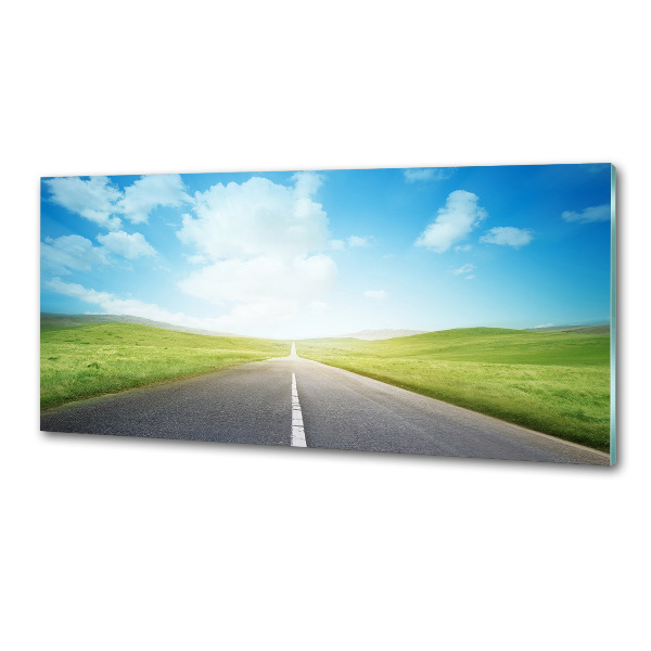 Panel para cocina El camino a través del prado