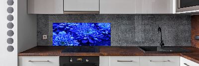 Panel para cocina Aster azul