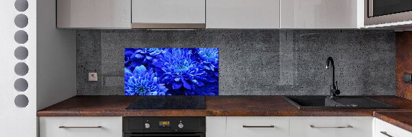 Panel para cocina Aster azul