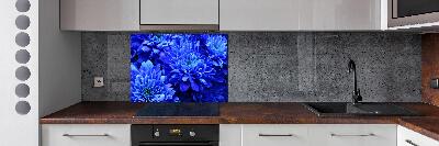 Panel para cocina Aster azul