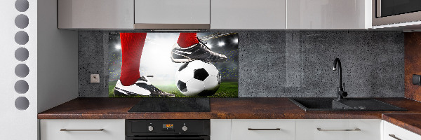 Panel antisalpicaduras piernas de futbolista