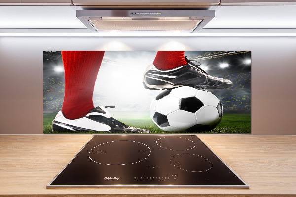 Panel antisalpicaduras piernas de futbolista