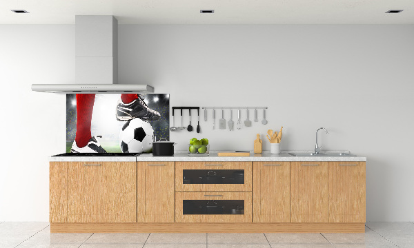 Panel antisalpicaduras piernas de futbolista