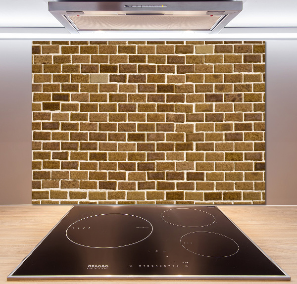 Panel antisalpicaduras pared de ladrillos