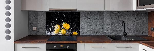 Panel de pared de cocina Limones y agua