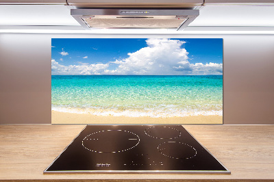 Panel antisalpicaduras Playa Paraíso