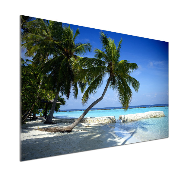 Salpicadero para cocina Playa tropical