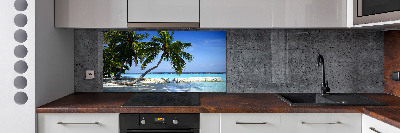 Salpicadero para cocina Playa tropical