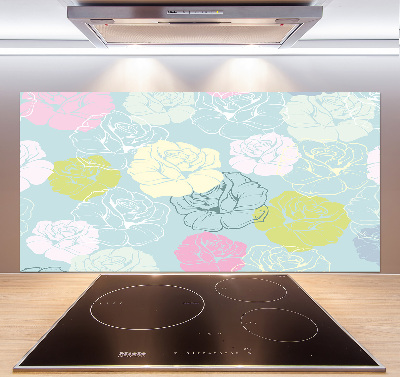 Panel para cocina Rosas
