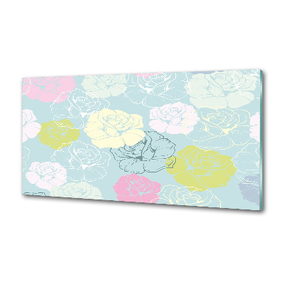 Panel para cocina Rosas