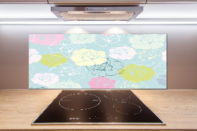 Panel para cocina Rosas