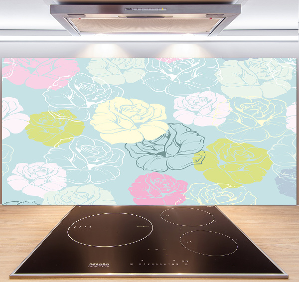 Panel para cocina Rosas
