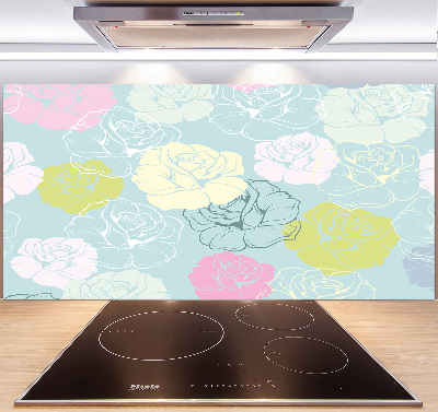 Panel para cocina Rosas
