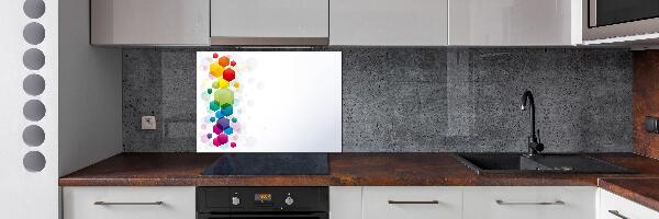 Salpicadero de cocina Cubos de colores