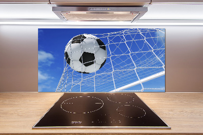 Panel para cocina El balón está en la portería.