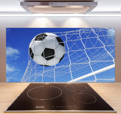 Panel para cocina El balón está en la portería.