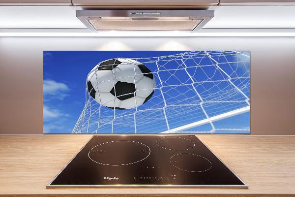 Panel para cocina El balón está en la portería.