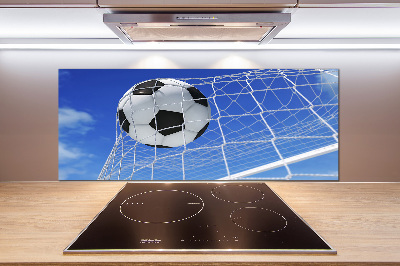 Panel para cocina El balón está en la portería.