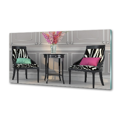 Panel antisalpicaduras Dos sillas