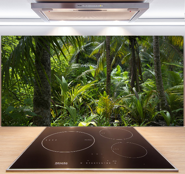 Salpicadero para cocina Bosque tropical