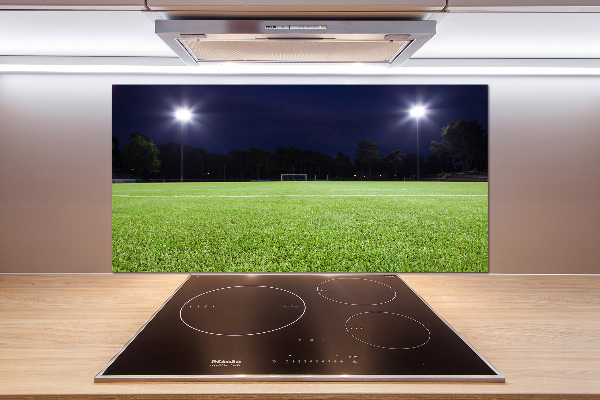 Salpicadero para cocina campo de fútbol