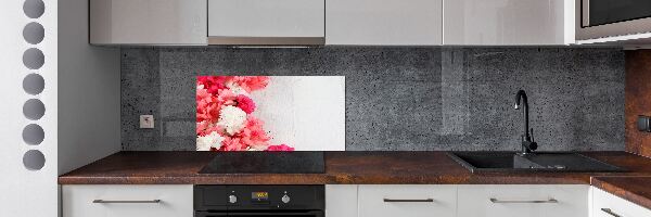 Panel de pared de cocina Flores