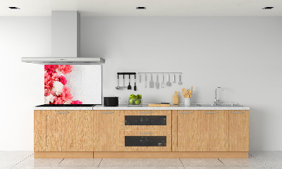 Panel de pared de cocina Flores