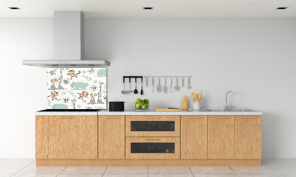 Panel de pared de cocina Animales