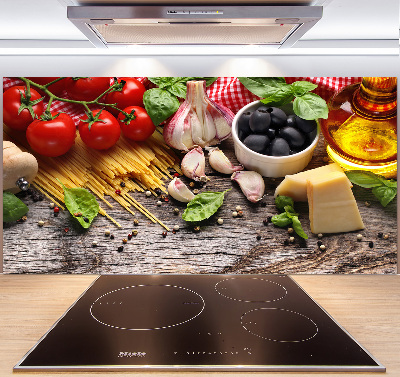 Panel do kuchni Włoskie jedzenie