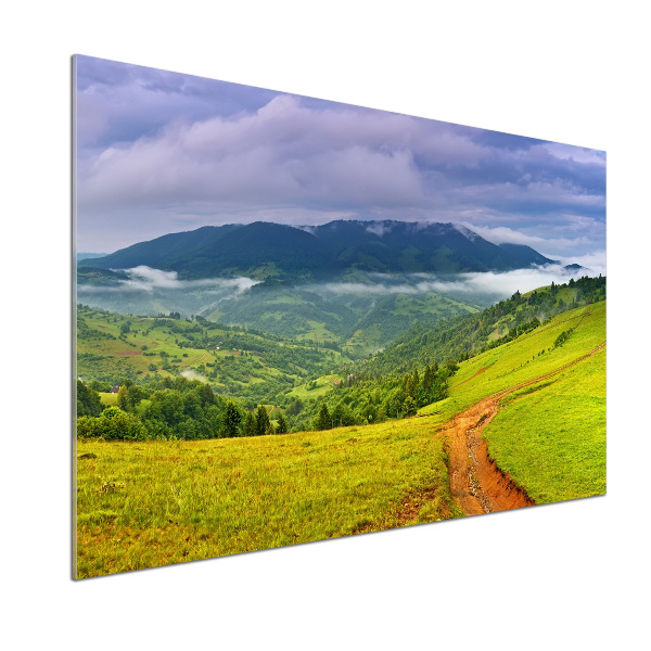 Salpicadero de cocina Colinas verdes