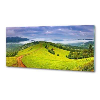 Panel do kuchni Zielone wzgórza