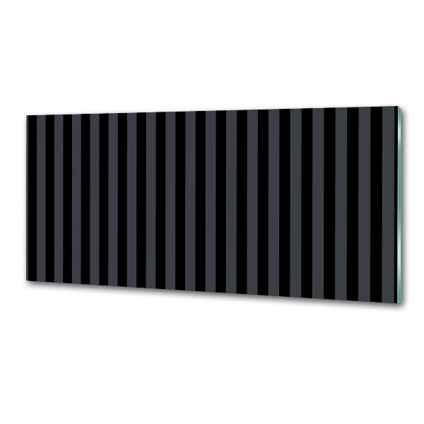 Panel antisalpicaduras Rayas negras y grises