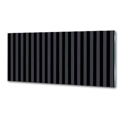 Panel antisalpicaduras Rayas negras y grises
