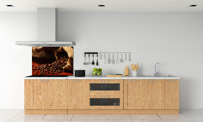 Salpicadero para cocina Granos de café