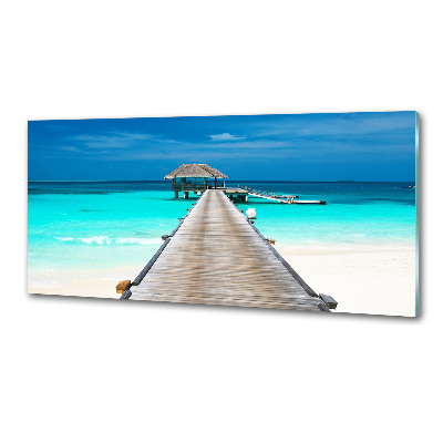 Panel do kuchni Drewniane molo