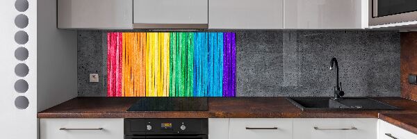 Panel para cocina Rayas de colores
