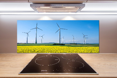 Panel do kuchni Wiatraki na polu