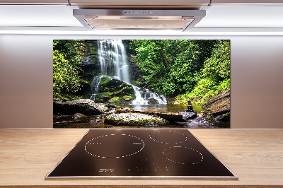 Panel para cocina Cascada en el bosque