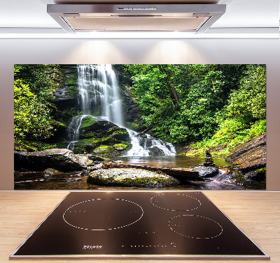 Panel para cocina Cascada en el bosque