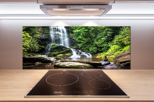 Panel para cocina Cascada en el bosque