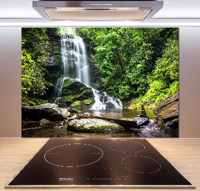 Panel para cocina Cascada en el bosque