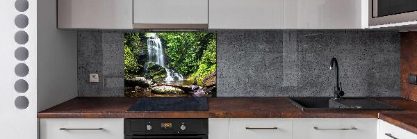 Panel para cocina Cascada en el bosque