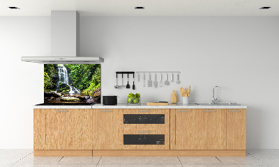 Panel para cocina Cascada en el bosque